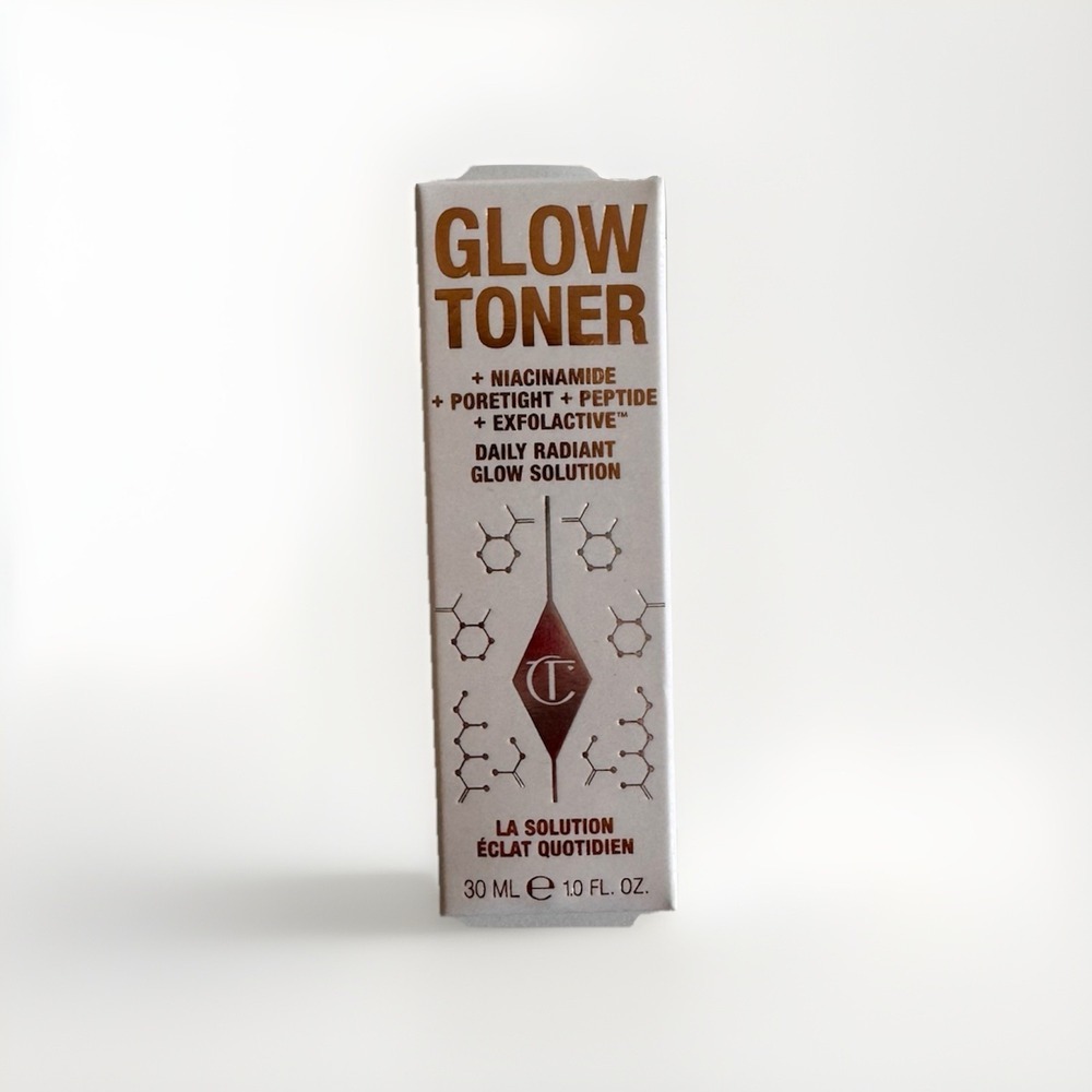 Charlotte Tilbury Glow Toner Daily Radiant Glow Solution Travel Size 1 oz/30ml